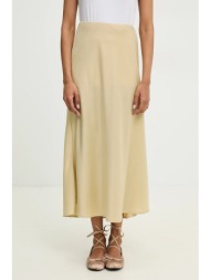 φούστα answear lab χρώμα: κίτρινο 70% πολυεστέρας, 25% βισκόζη, 5% ελαστάν