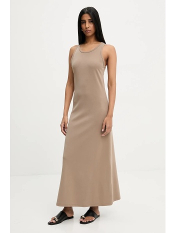 φόρεμα answear lab χρώμα μπεζ 58% modal, 37% πολυεστέρας