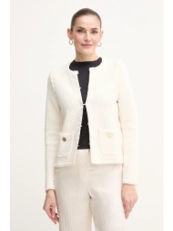 βαμβακερή ζακέτα pedro del hierro χρώμα: μπεζ, 3519547 100% βαμβάκι