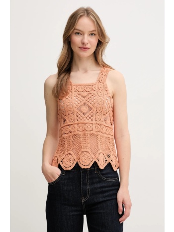 top pepe jeans olive χρώμα πορτοκαλί, pl702291 92%