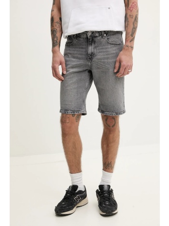 τζιν σορτς karl lagerfeld jeans χρώμα γκρι, a2m10082 κύριο