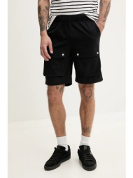 σορτς resteröds malone shorts χρώμα: μαύρο, 55251.6441 95% νάιλον, 5% ελαστάν