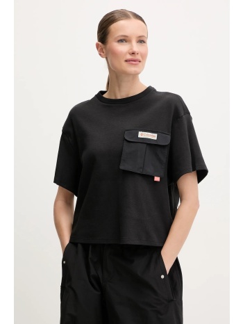 μπλουζάκι columbia cove beach χρώμα μαύρο, 2121801 73%