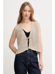 γιλέκο hoss intropia χρώμα: μπεζ, 6389002 79% πολυεστέρας, 11% ακρυλικό, 10% βαμβάκι