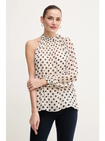 μπλουζάκι pedro del hierro χρώμα μπεζ, 6639078 100% βισκόζη