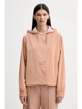 μπουφάν rains string w jacket w3 χρώμα πορτοκαλί, 18040