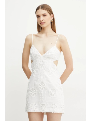 φόρεμα bardot χρώμα άσπρο, 59750db κύριο υλικό 100%