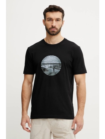 μπλουζάκι boss green χρώμα μαύρο, 50537847 95% βαμβάκι, 5%