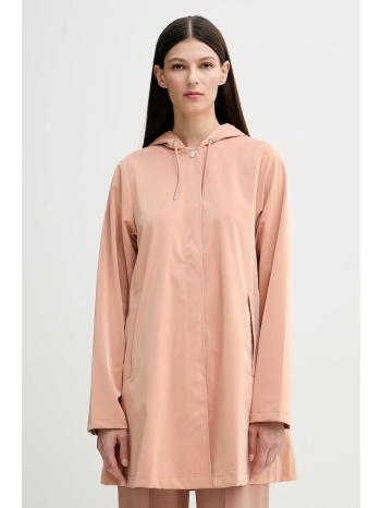 μπουφάν rains a-line w jacket w3 χρώμα πορτοκαλί, 18050