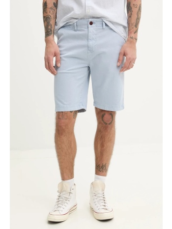 σορτς superdry χρώμα μπλε, m7110397a-6nn κύριο υλικό 98%