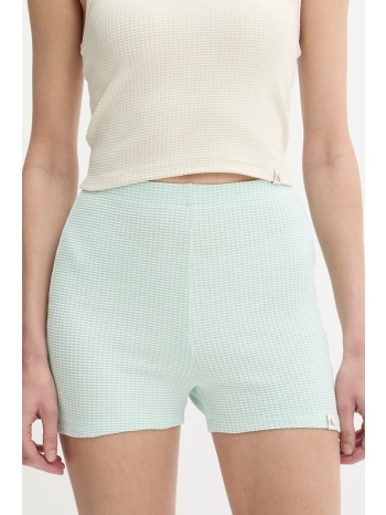 σορτς calvin klein jeans χρώμα τιρκουάζ, j20j225409 56%