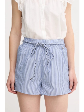 βαμβακερό σορτσάκι pepe jeans donovan χρώμα μπλε, pl801162