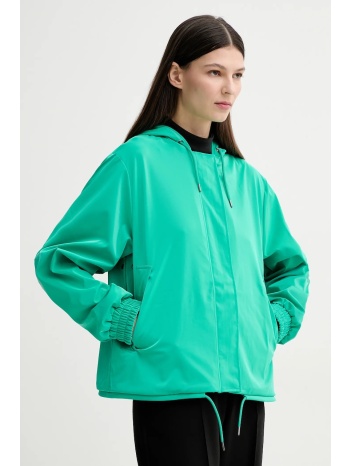 μπουφάν rains string w jacket w3 χρώμα πράσινο, 18040 100%