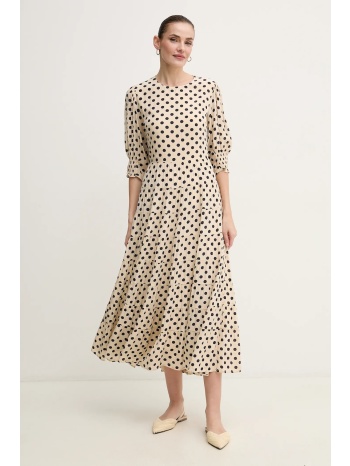 φόρεμα pedro del hierro χρώμα μπεζ, 3819809 κύριο υλικό