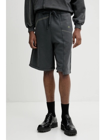 βαμβακερό σορτσάκι a-cold-wall* χρώμα γκρι, acwmb327 100%