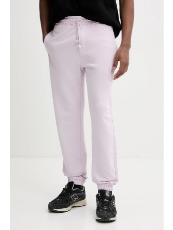 βαμβακερό παντελόνι hugo χρώμα μοβ, 50535287 100% βαμβάκι