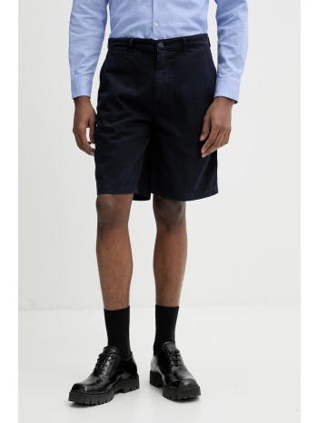 βαμβακερό σορτσάκι guess jeans χρώμα ναυτικό μπλε, m5gd44