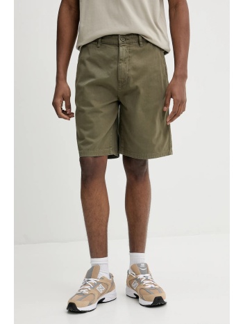 βαμβακερό σορτσάκι guess jeans χρώμα πράσινο, m5gd44 wgcv1