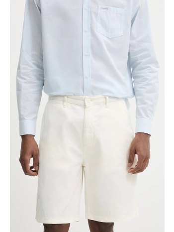 βαμβακερό σορτσάκι guess jeans χρώμα μπεζ, m5gd44 wgcv1