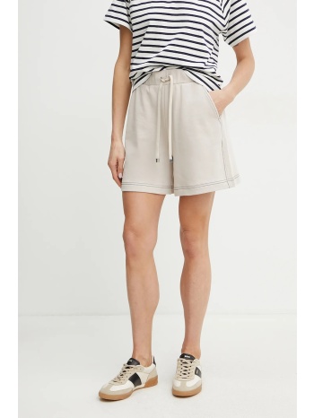 βαμβακερό σορτσάκι max&co. χρώμα μπεζ, 2516781013200 100%