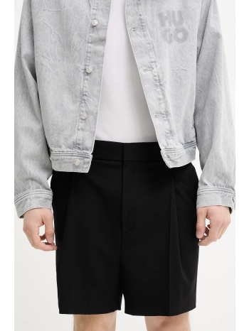 σορτς hugo χρώμα μαύρο, 50540339 71% ανακυκλωμένος