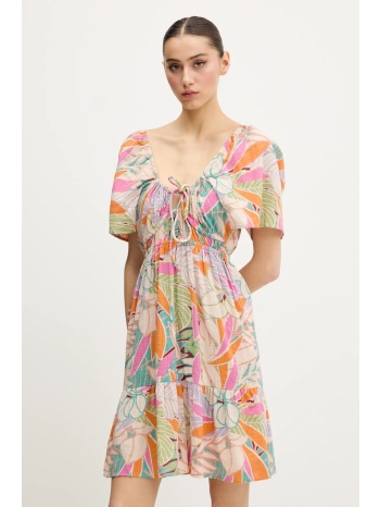 φόρεμα rip curl cala vadella χρώμα πολύχρωμο, 06vwdr 66%