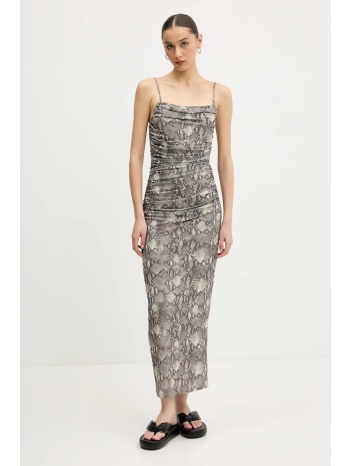 φόρεμα hugo χρώμα πράσινο, 50540915 κύριο υλικό 86%