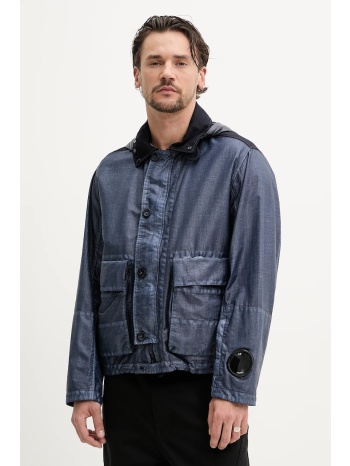 μπουφάν c.p. company χρώμα ναυτικό μπλε, 18cmow224a110318g