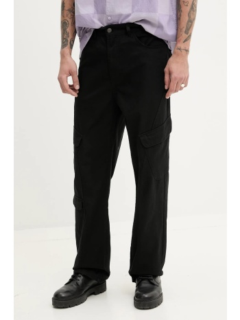 τζιν παντελόνι karl kani χρώμα μαύρο, 60020085 100% βαμβάκι