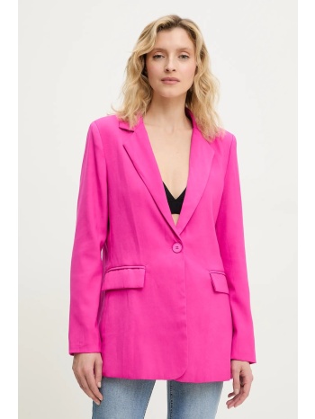 σακάκι answear lab χρώμα ροζ κύριο υλικό 97% πολυεστέρας