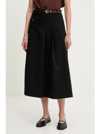 φούστα answear lab χρώμα μαύρο 75% πολυεστέρας, 22%