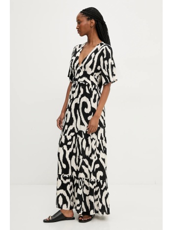 φόρεμα answear lab χρώμα μαύρο 100% βισκόζη