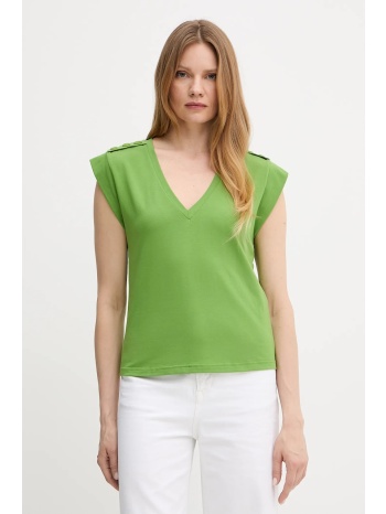 μπλουζάκι morgan dnauti χρώμα πράσινο, dnauti κύριο υλικό