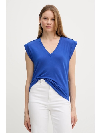 μπλουζάκι morgan dnauti χρώμα μπλε, dnauti κύριο υλικό