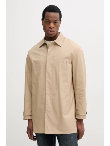 παλτό united colors of benetton χρώμα μπεζ, 21ncun04i