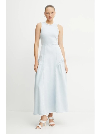 φόρεμα τζιν ivy oak marca ann χρώμα μπλε, io117661 υλικό