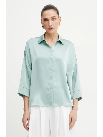 πουκάμισο max&co. χρώμα πράσινο, 2516111084200 100%