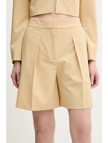 σορτς hugo χρώμα μπεζ, 50537900 κύριο υλικό 70%