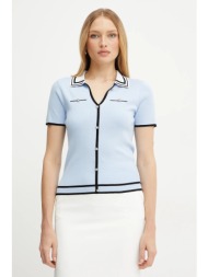 πουλόβερ morgan mtoi χρώμα: μπλε, mtoi 70% lenzing ecovero βισκόζη, 30% πολυαμίδιο