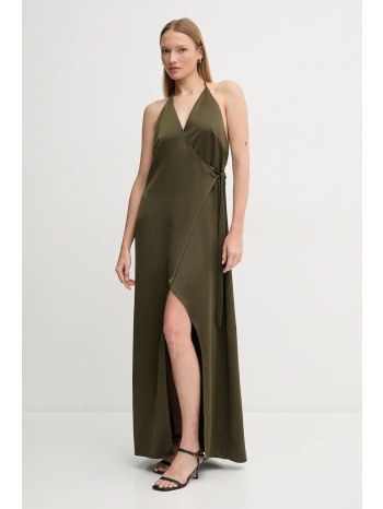 φόρεμα sandro ferrone χρώμα πράσινο, s18xberudra 100%