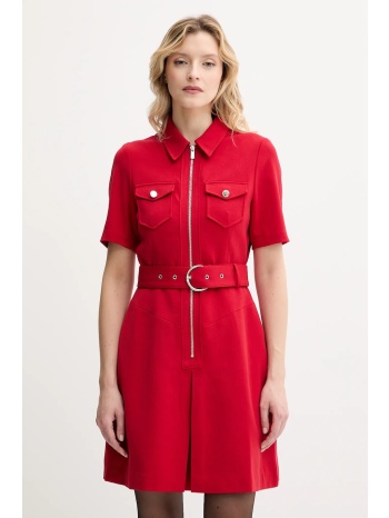 φόρεμα morgan rabik χρώμα κόκκινο, rabik κύριο υλικό 64%