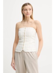 λευκό τοπ samsoe samsoe saellena χρώμα: άσπρο, f25100017 κύριο υλικό: 100% λινό
φόδρα: 100% βαμβάκι