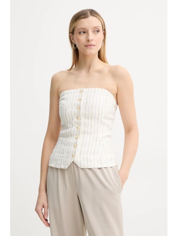 λευκό τοπ samsoe samsoe saellena χρώμα άσπρο, f25100017