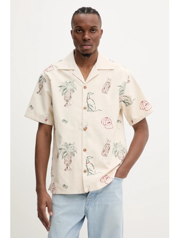 βαμβακερό πουκάμισο drôle de monsieur la chemise brodee