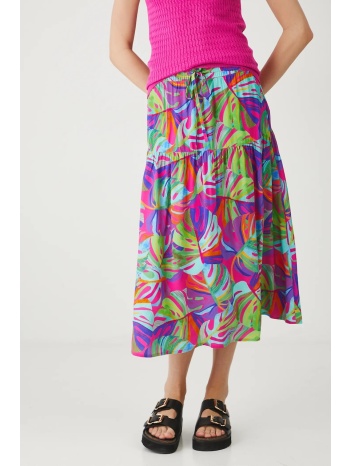 φούστα medicine χρώμα πολύχρωμο 100% βισκόζη πλύση σε