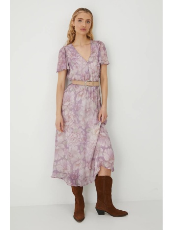 φόρεμα medicine χρώμα ροζ κύριο υλικό 100% βισκόζηφόδρα