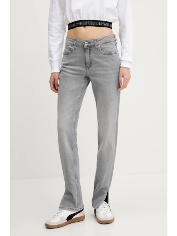 τζιν παντελόνι karl lagerfeld jeans χρώμα γκρι, a2w10134