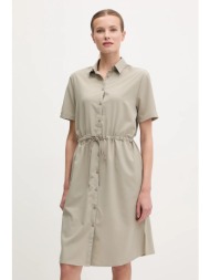 φόρεμα jack wolfskin waimea χρώμα: πράσινο, a63887 κύριο υλικό: 100% ανακυκλωμένος πολυεστέρας