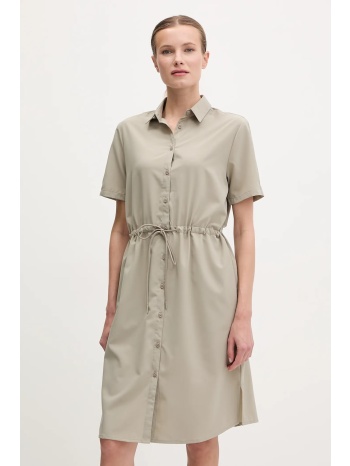 φόρεμα jack wolfskin waimea χρώμα πράσινο, a63887 κύριο