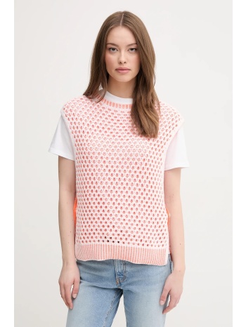 γιλέκο united colors of benetton χρώμα άσπρο, 1194e10de